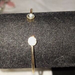 Elegant Gold Tone Rhinestone Women's Cuff Bracelet Dainty Chic Stylish